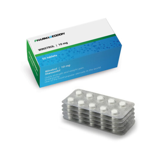 אריזת תרופה לשחקני ספורט עם טבליות בצבע לבן ואריזה כחול-ירוקה.