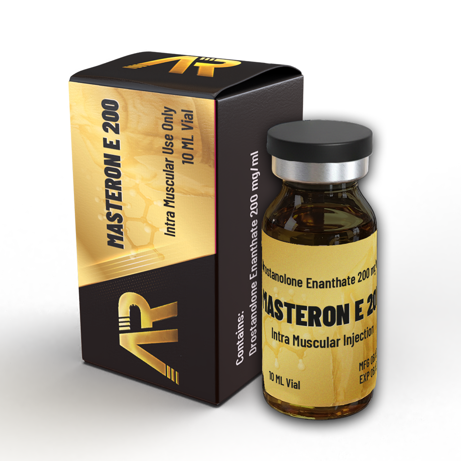 אריזת תרופה להזרקה שרירית, בצבעי שחור וצהוב, עם בקבוקון זכוכית.