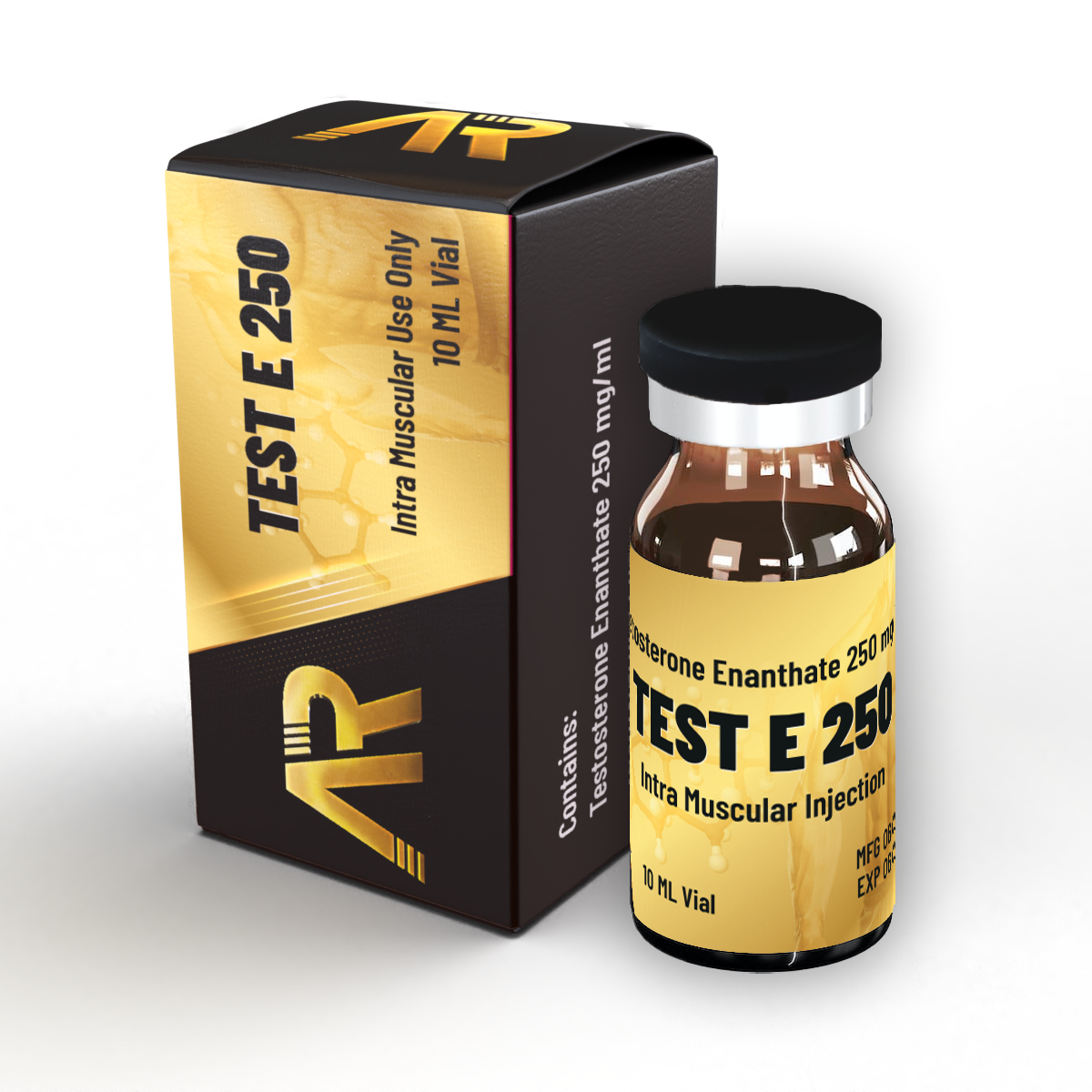 טסטוסטרון אננתאט (Test E) 250 מ״ג/מ״ל – בקבוקון 10 מ״ל להזרקה תוך־שרירית