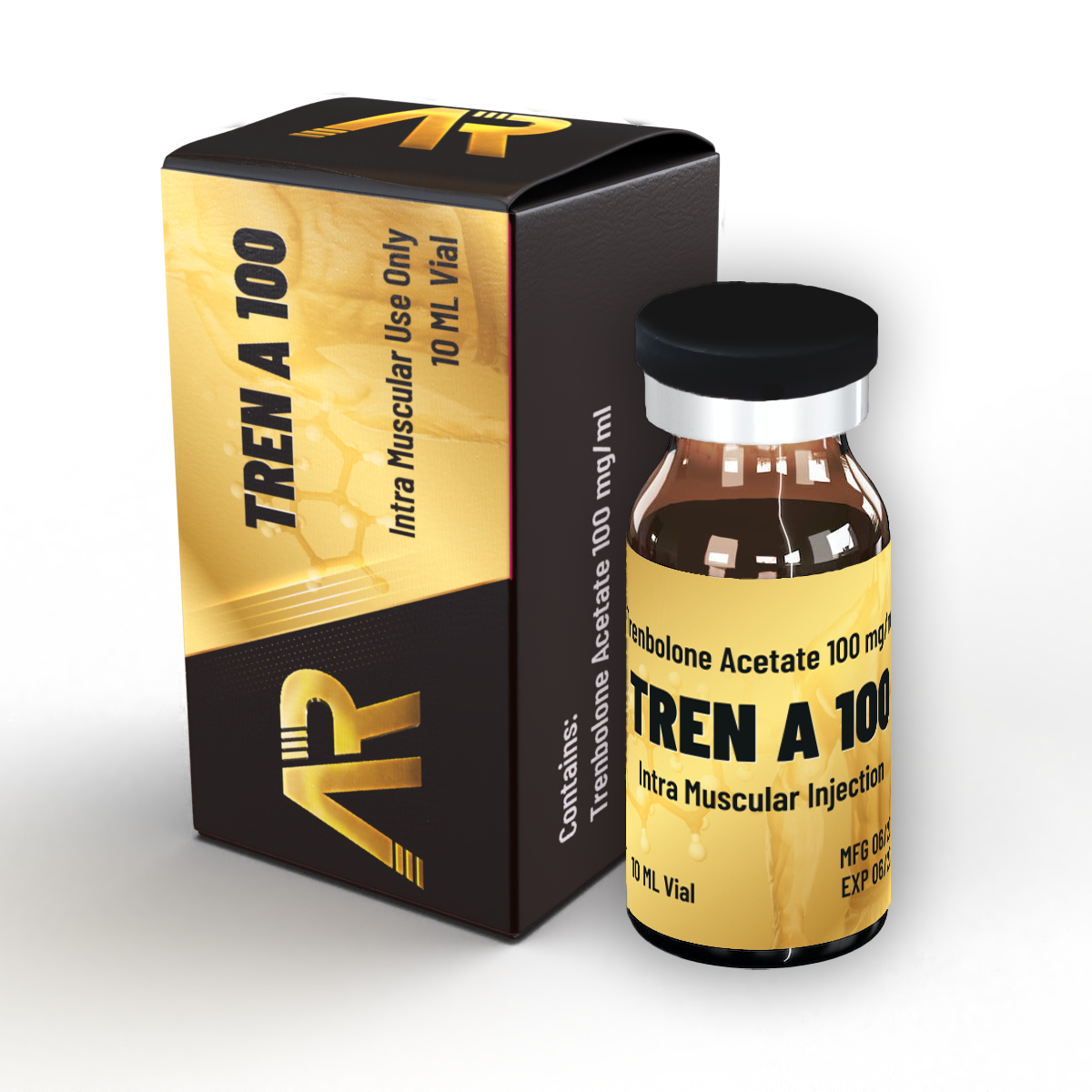 טרן A 100 (טרנבולון אצטט) 100 מ״ג/מ״ל – בקבוקון 10 מ״ל להזרקה תוך־שרירית