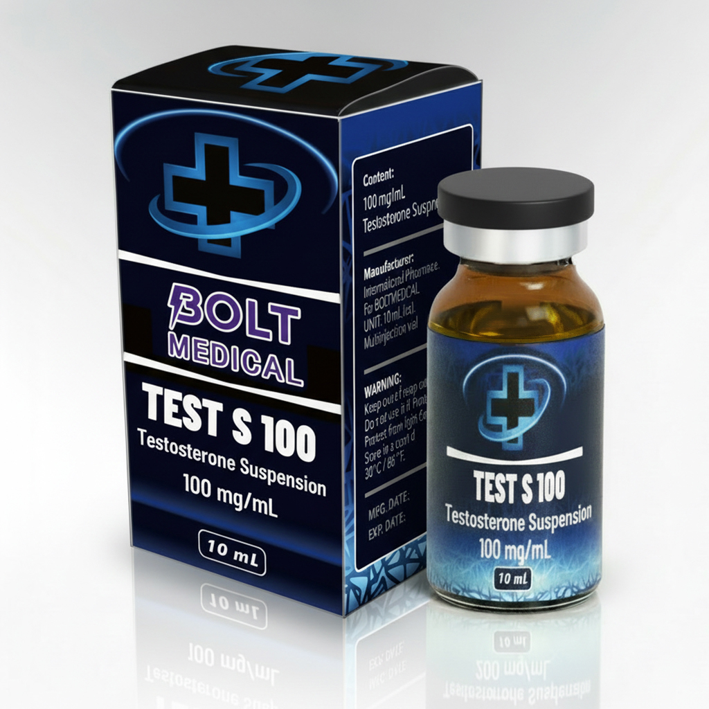 טסטוסטרון סספנשן 100 מ״ג/מ״ל – בקבוקון 10 מ״ל להזרקה תוך־שרירית