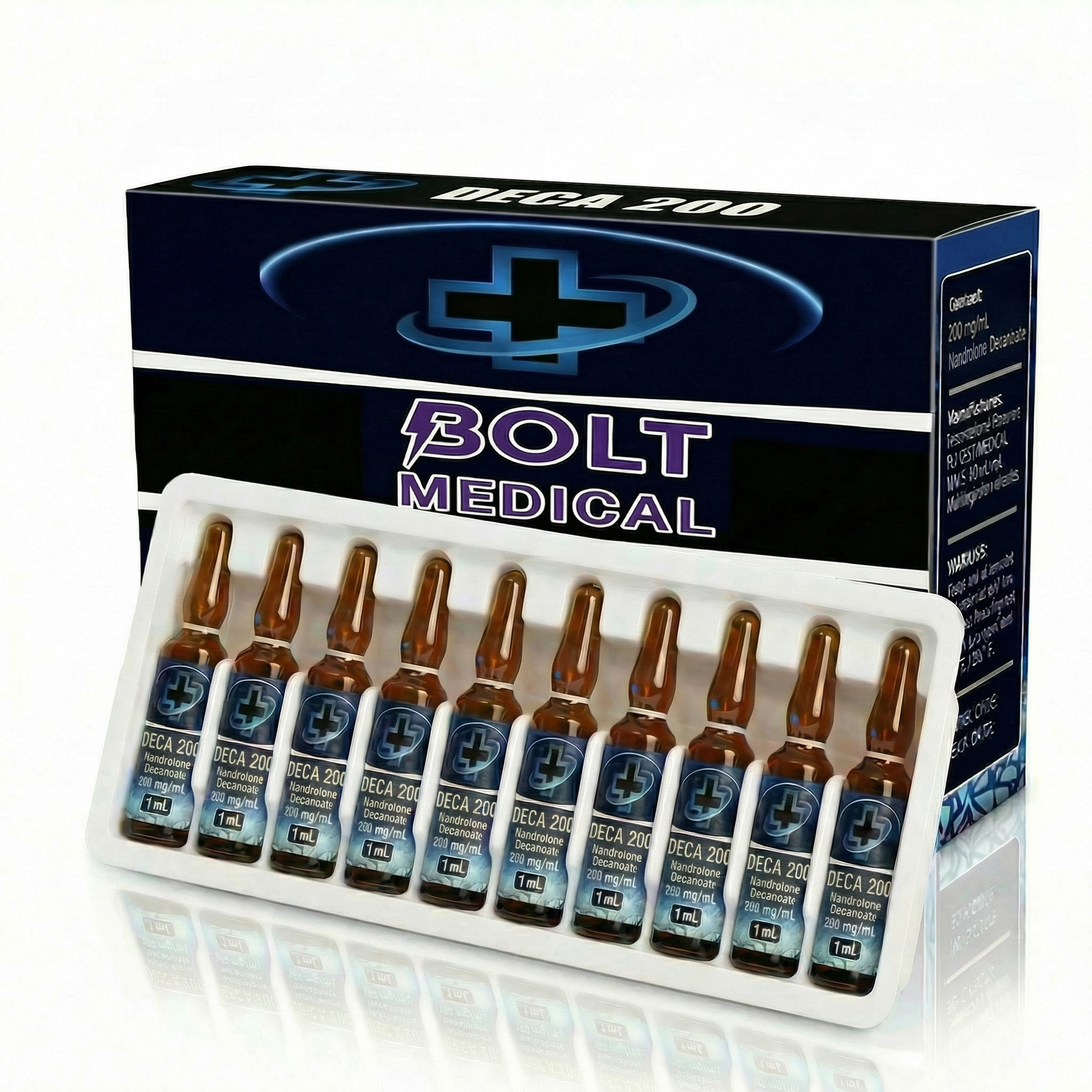 דקה ארוך 200 מ״ג/מ״ל – 10 אמפולות להזרקה תוך־שרירית