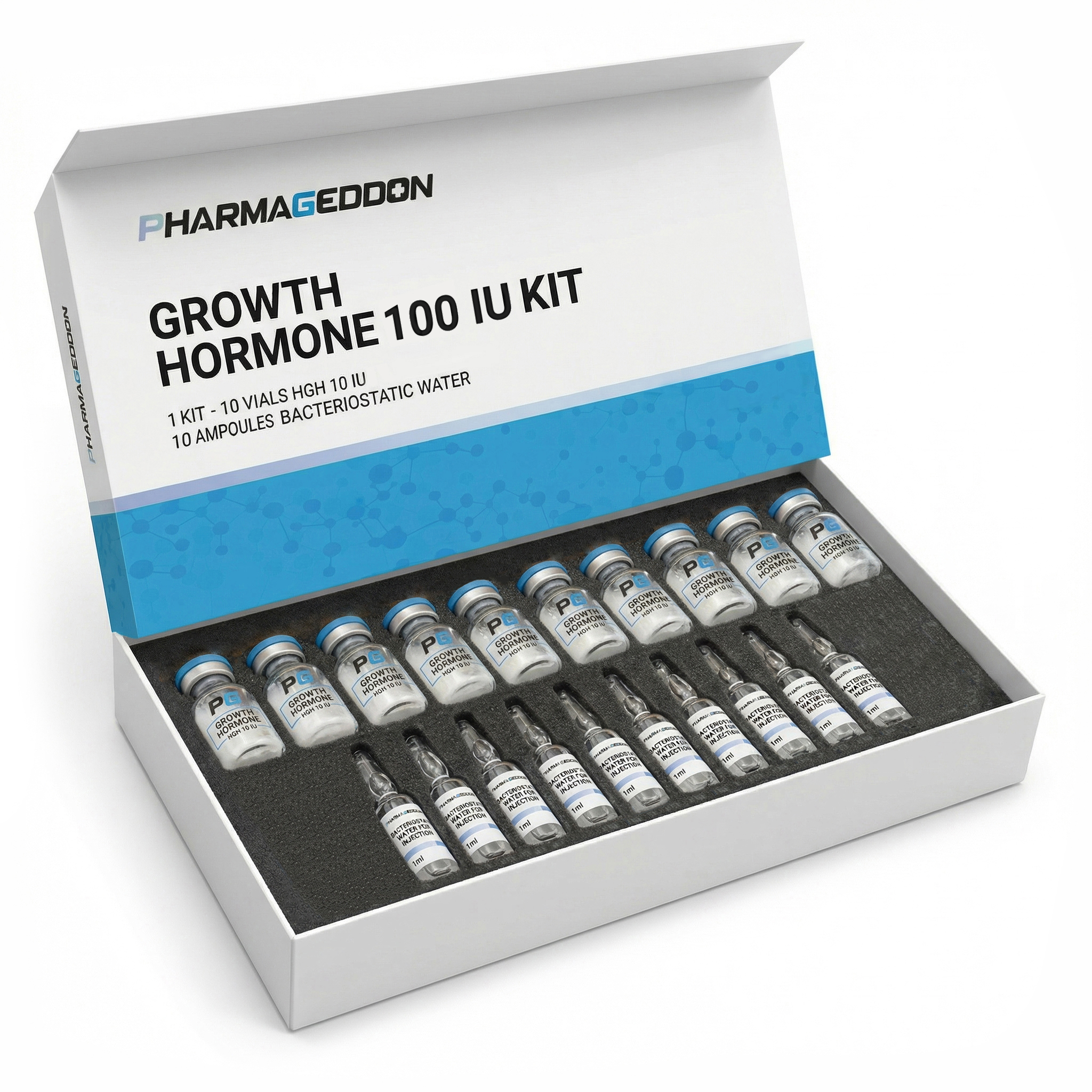 קיט הורמון גדילה כולל מים בקטריוסטטים