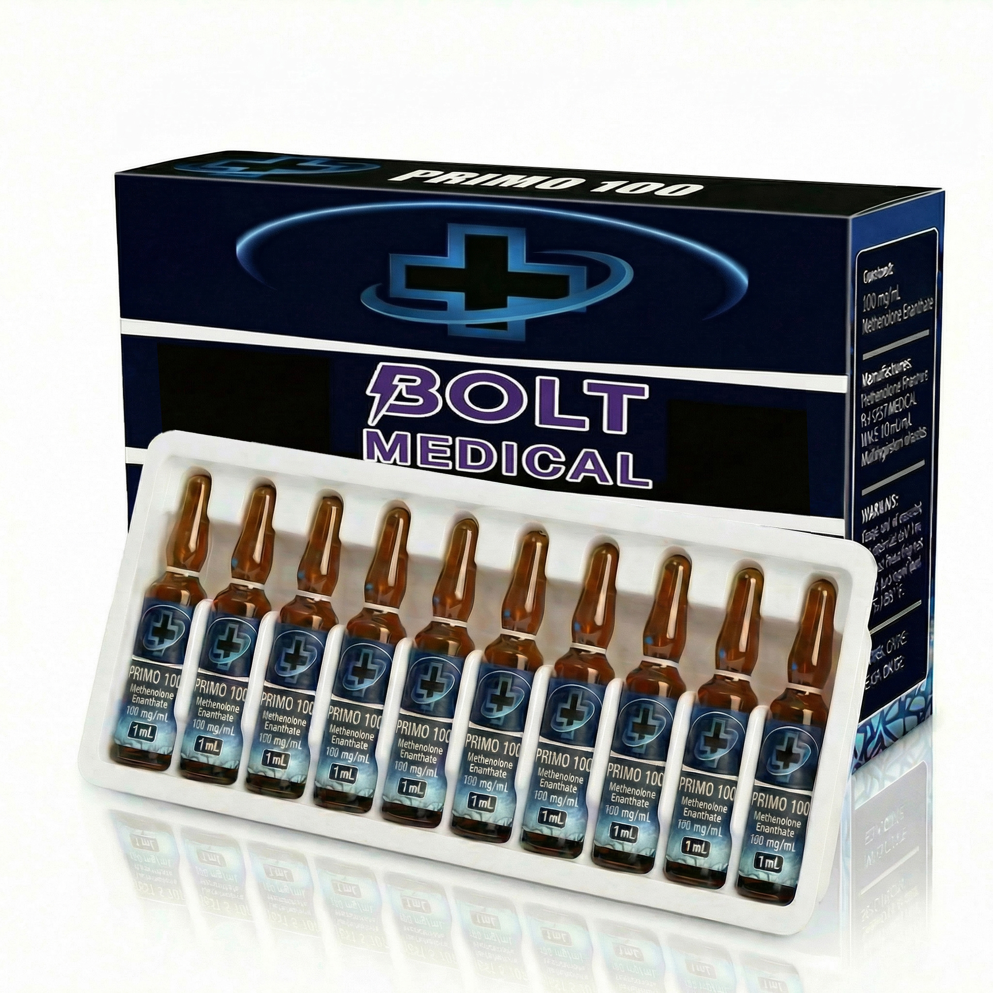 פרימובולן אננטט 100 מ״ג/מ״ל – 10 אמפולות להזרקה